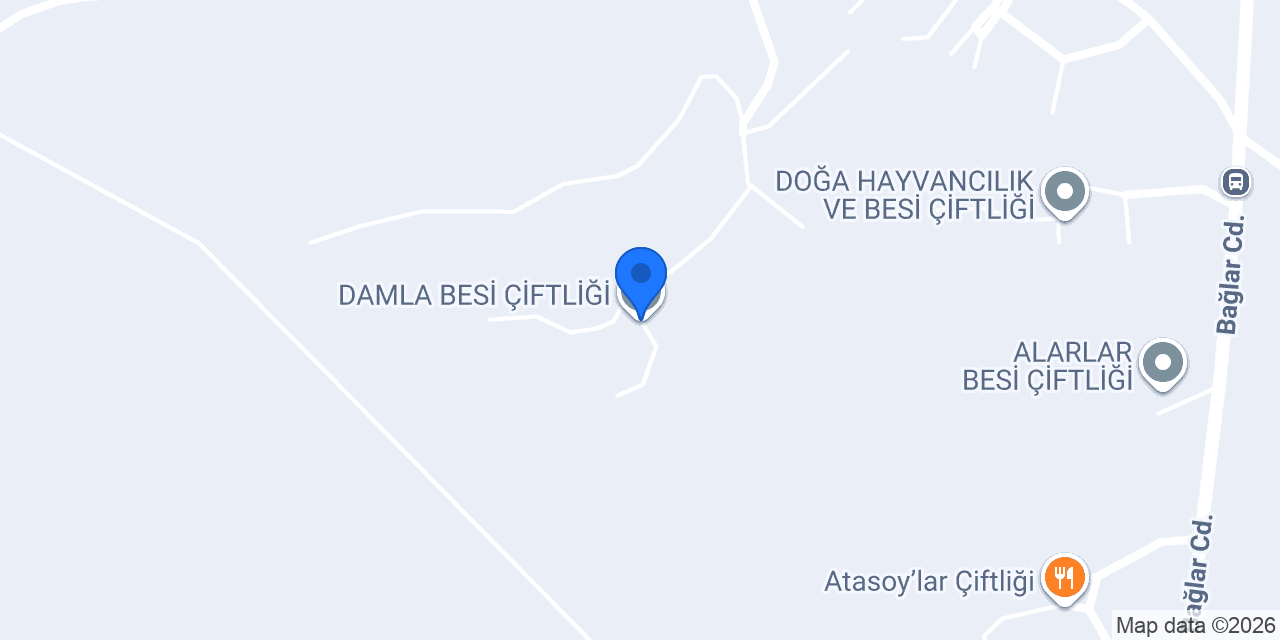 DAMLA BESİ ÇİFTLİĞİ konumu
