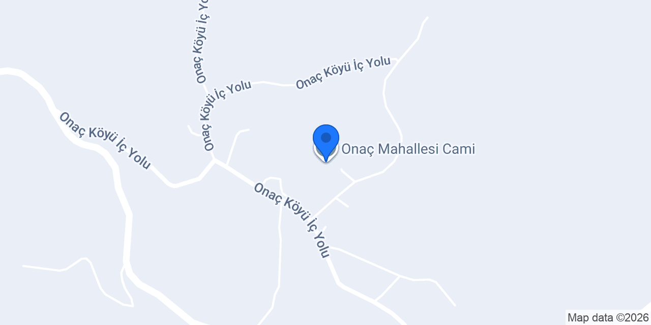 Onaç Köyü Muhtarlığı konumu