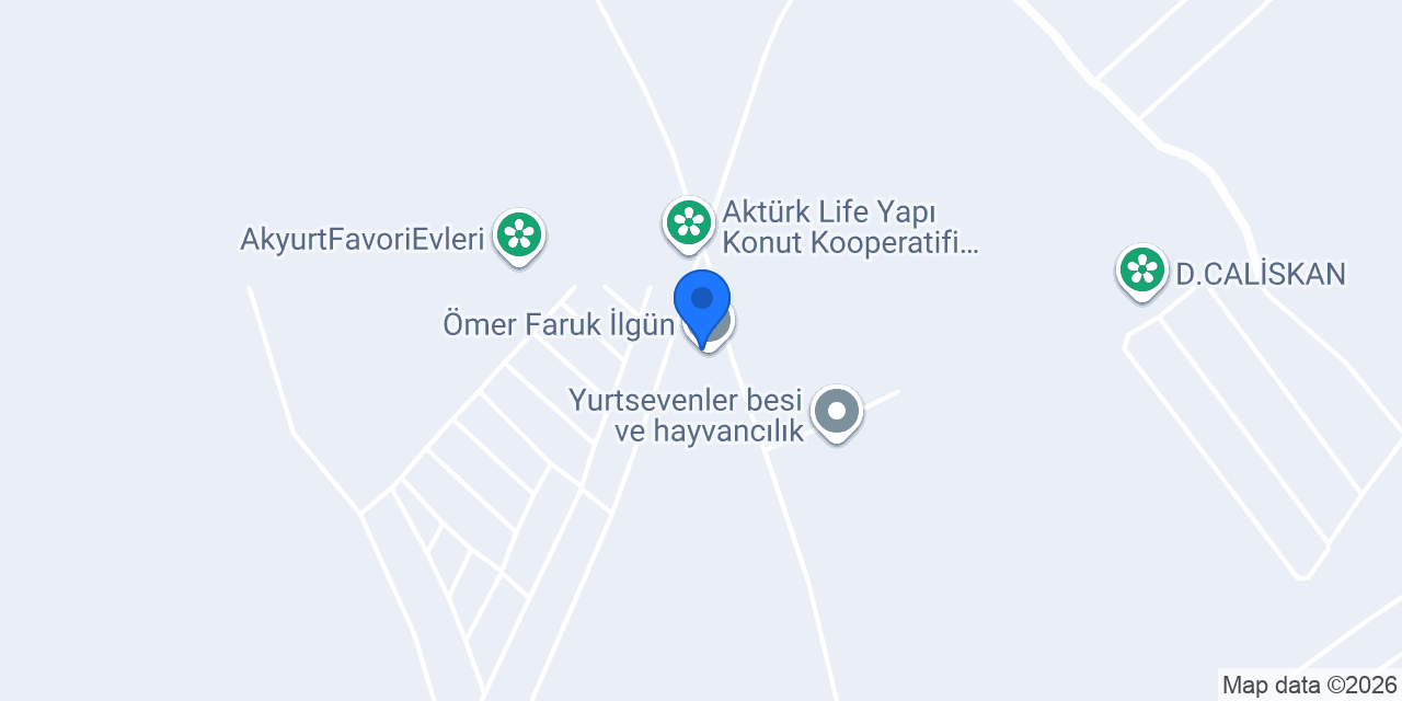 Ömer Faruk İlgün konumu