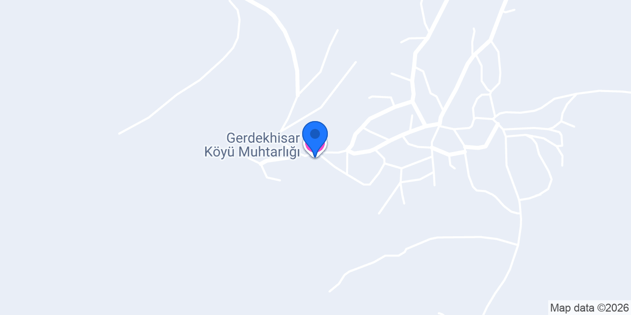 Gerdekhisar Köyü Muhtarlığı konumu