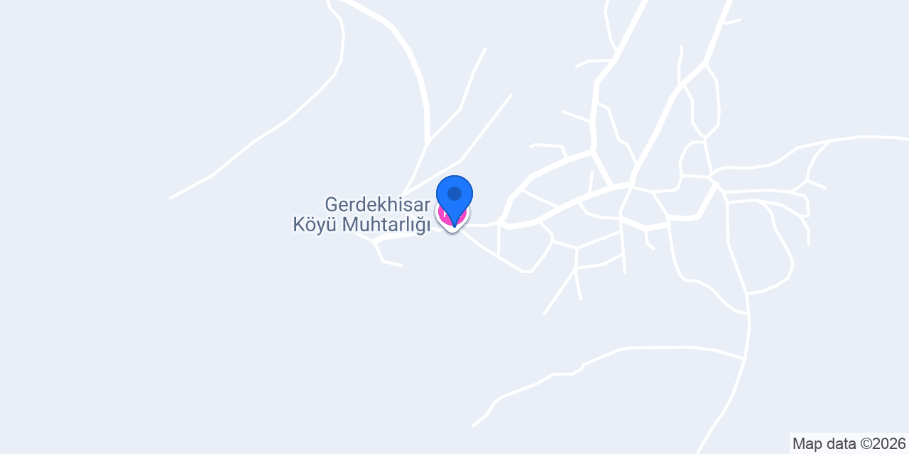 Gerdekhisar İlköğretim Okulu konumu