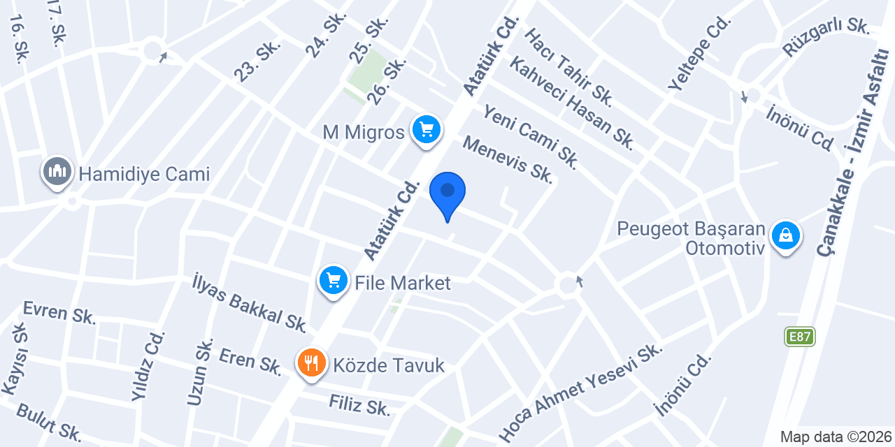 Kepez Elektrik konumu