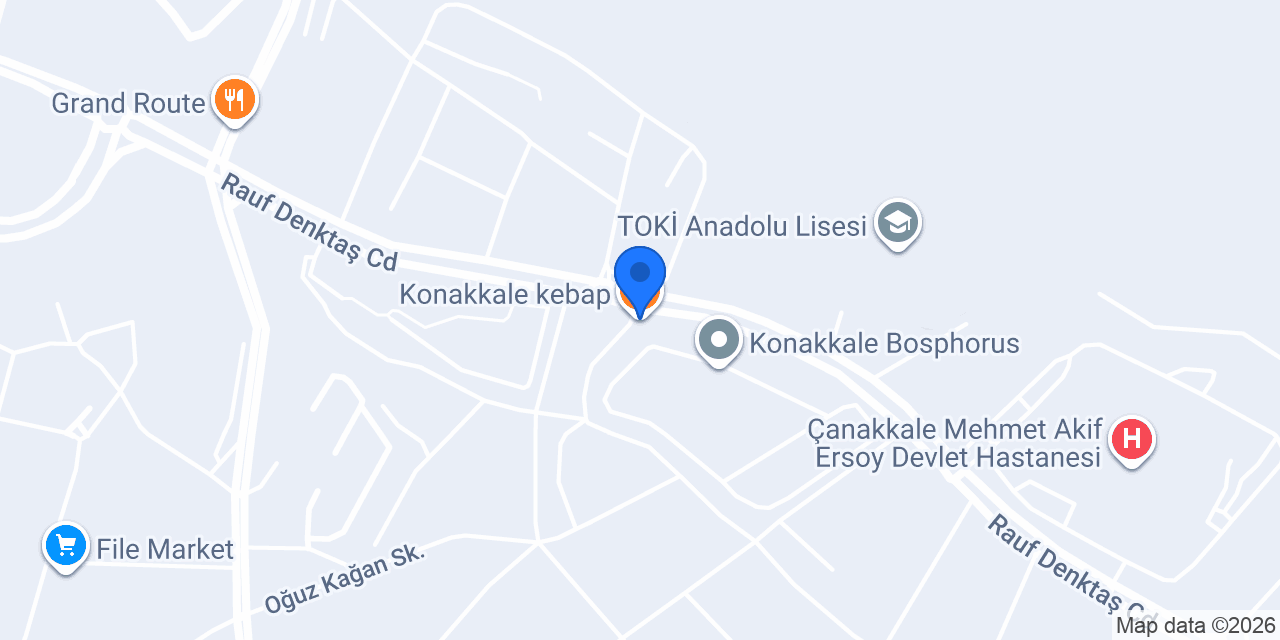 Konakkale kebap konumu