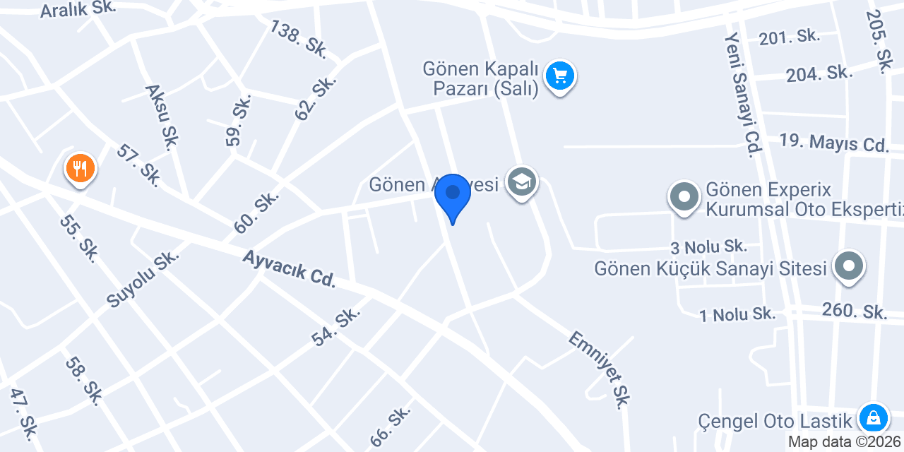 DEVRİM OTOMOTİV konumu
