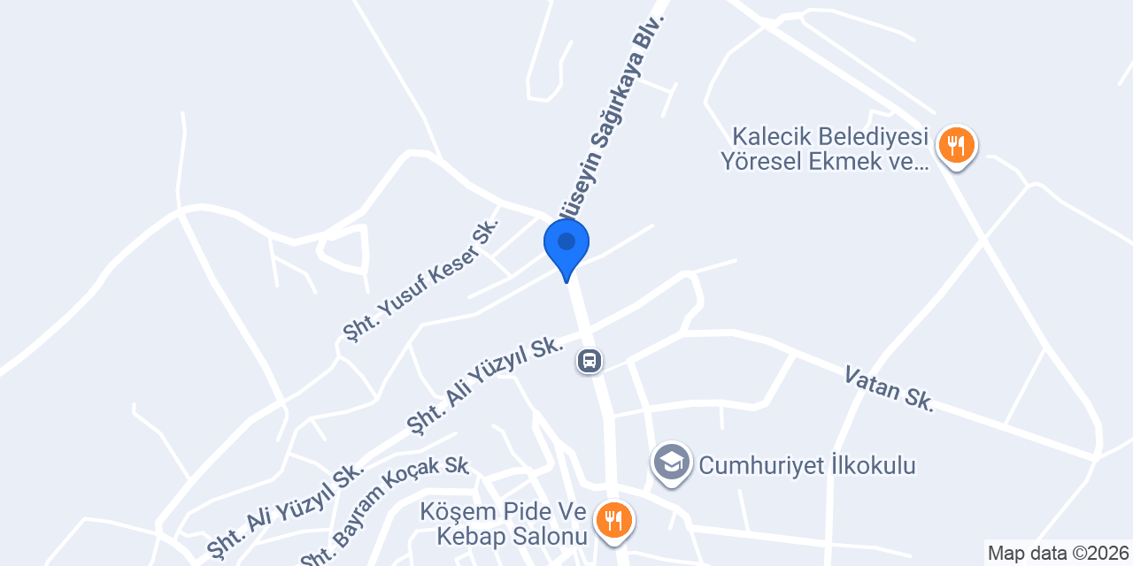 Kalecik İlçe Nüfus Müdürlüğü konumu