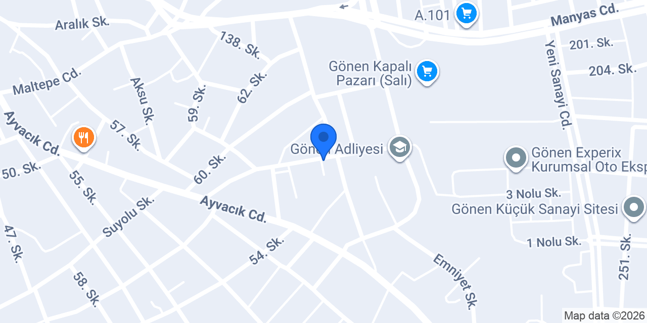 Bembeyaz Park Sitesi konumu