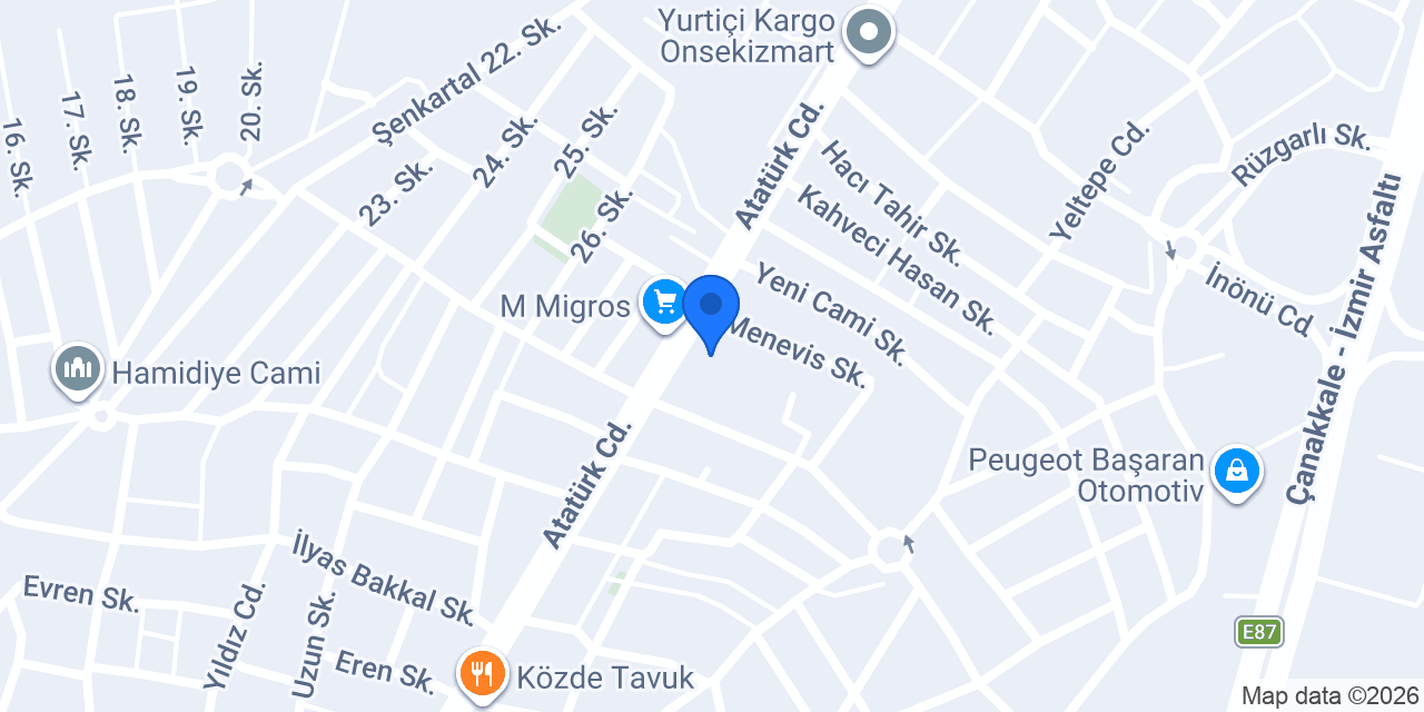 GÖLCÜK TİC. konumu