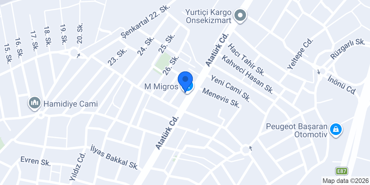 M Migros konumu