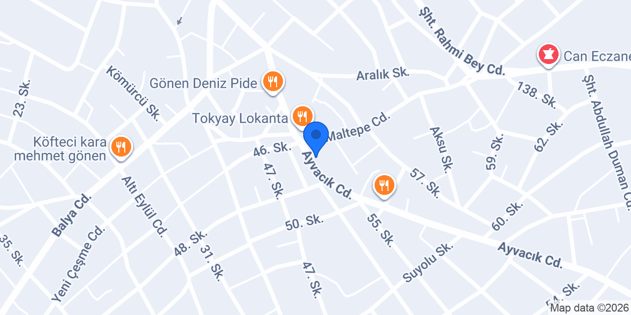 Gece Köftecisi konumu