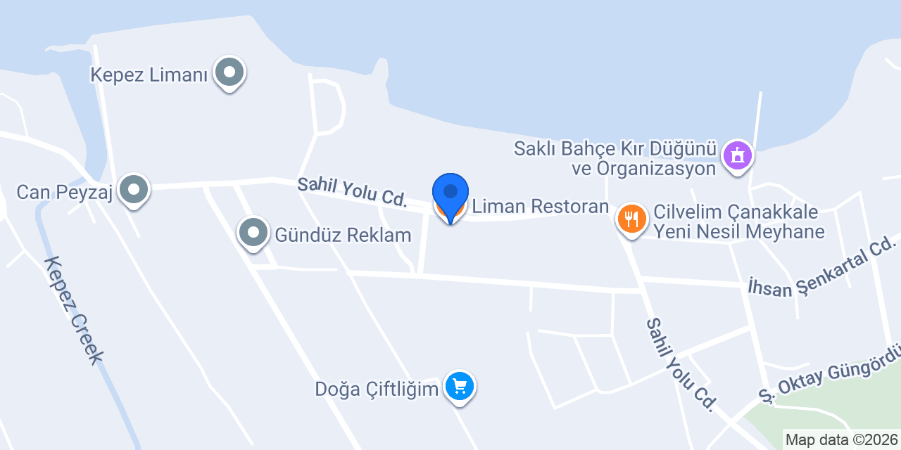 Liman Restoran konumu