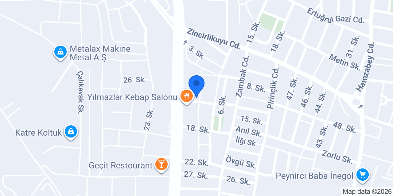Çigköfteci Ferit usta konumu