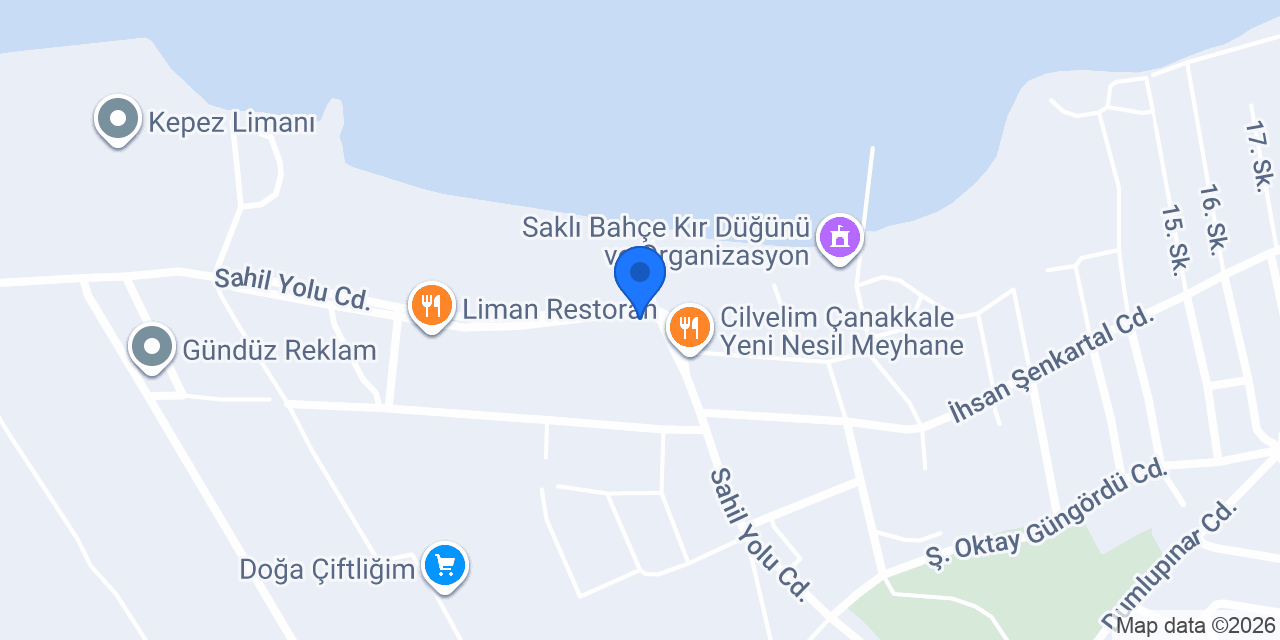 Elmalı Bahçe Restaurant konumu