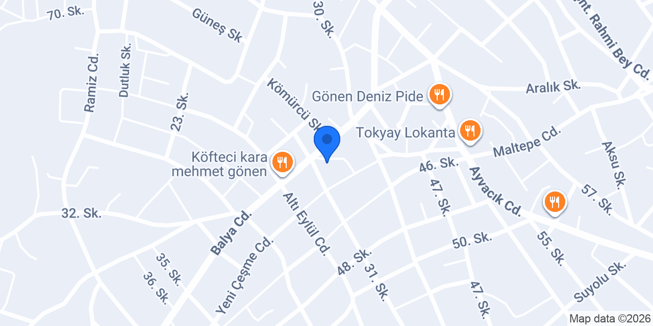 Dilek Kebap Lahmacun konumu