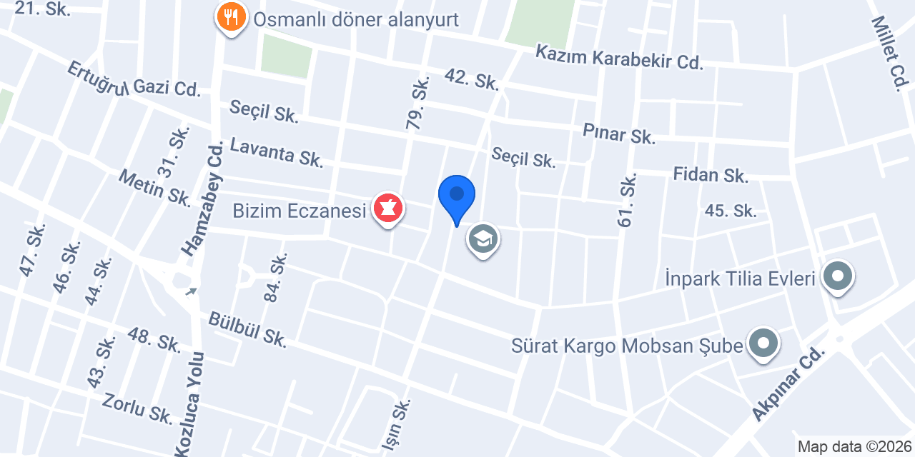 İnegöl Asansör konumu