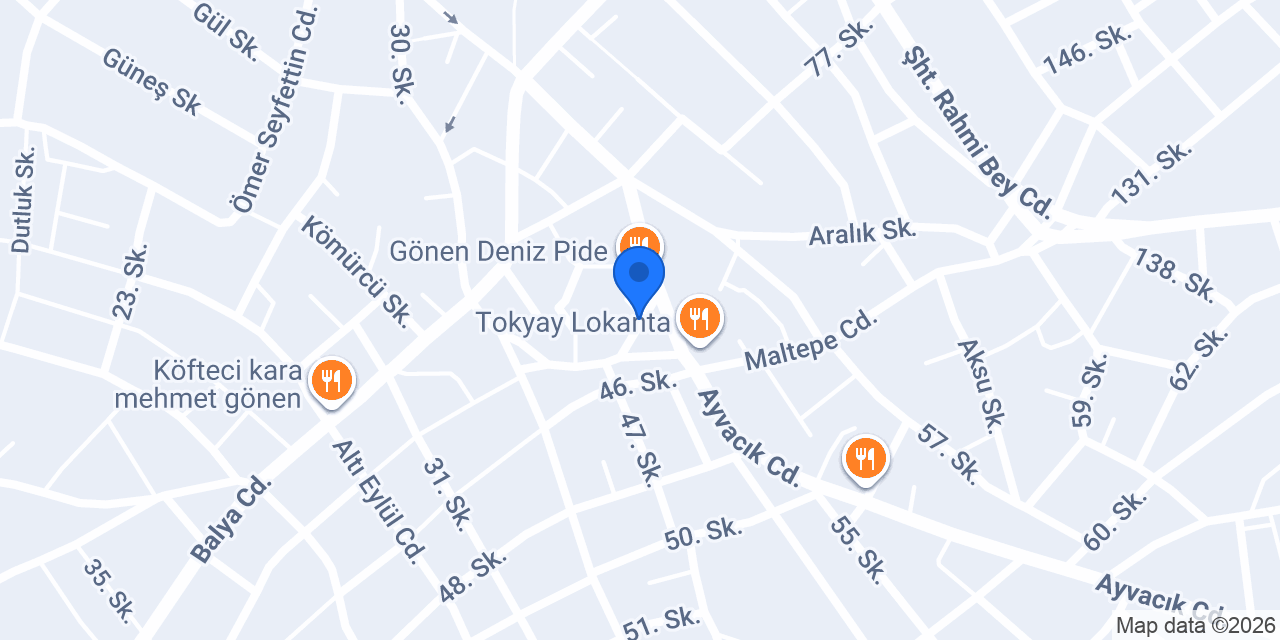 Gönen Taksi konumu