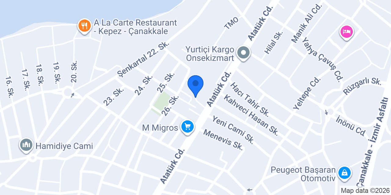 Mirket Atölye konumu