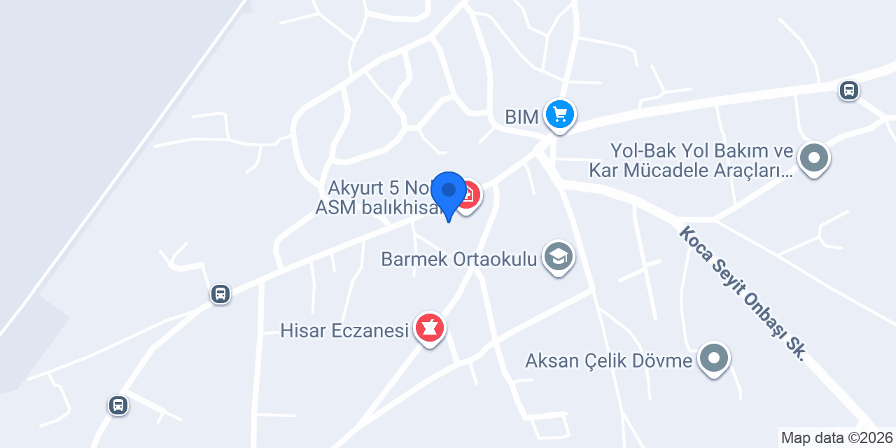 Balıkhisar Kur'an Kursu konumu