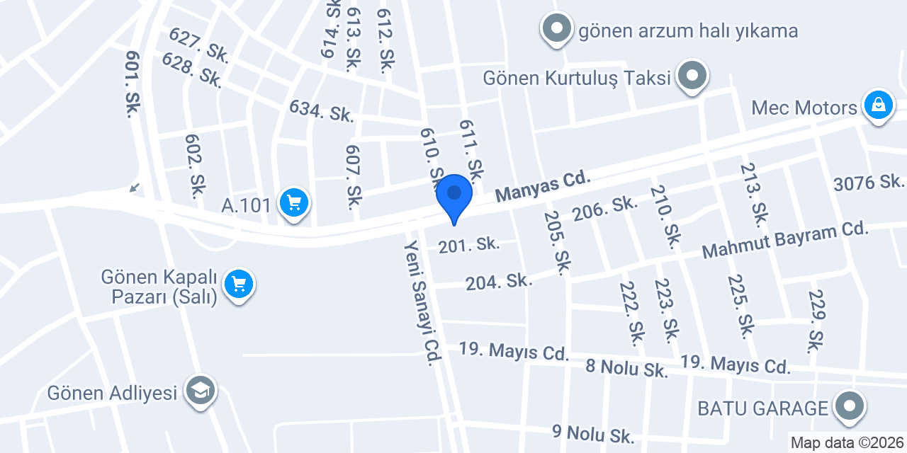 KAAN OTOMOTİV konumu