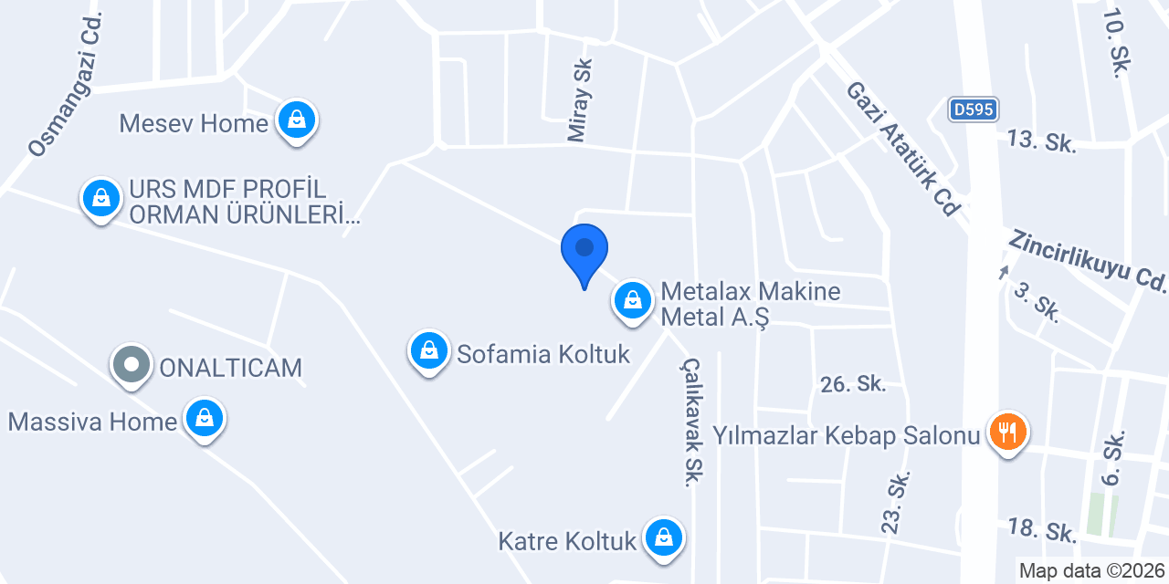 Sett mobilya konumu