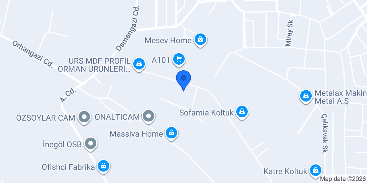 Hillsa Mobilya konumu