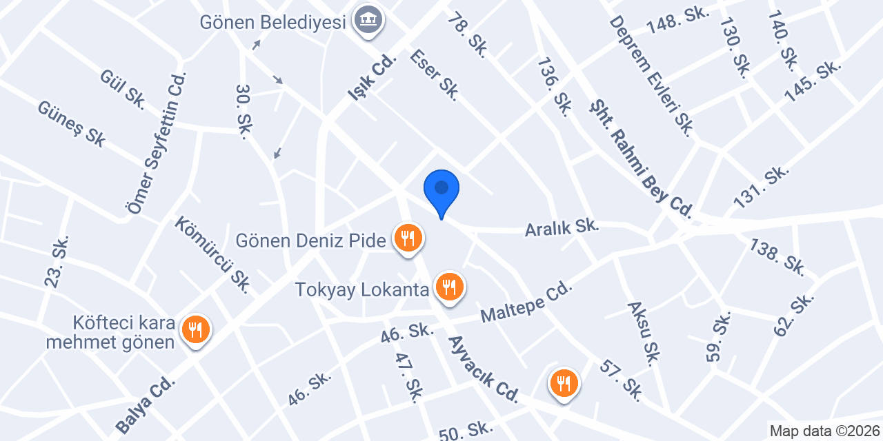 AKÇA MOTOR konumu