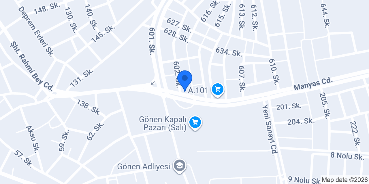Hacıbaba Pide Gönen konumu