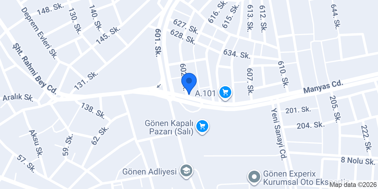 Ersoy Eczanesi konumu