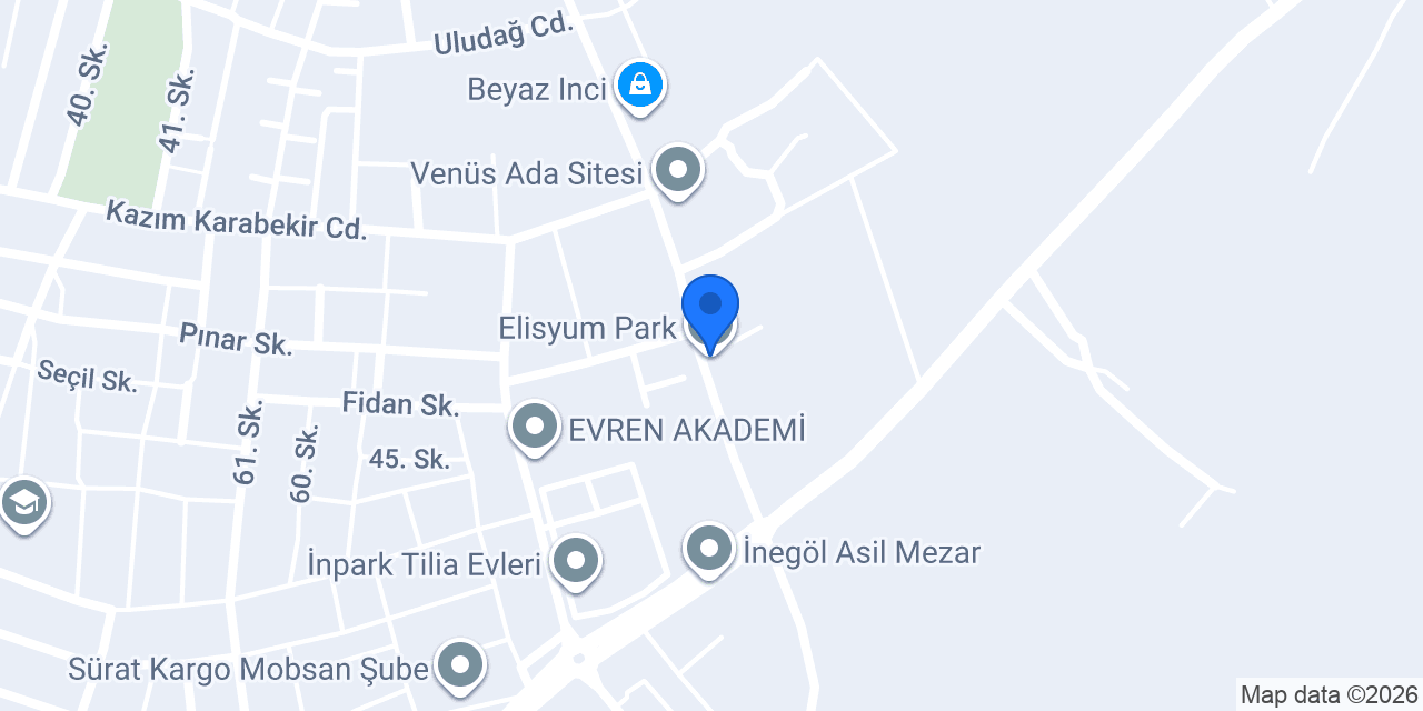 Elisyum Park konumu
