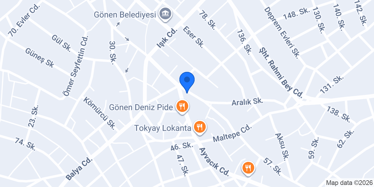 Özgür Erkek Kuaförü konumu