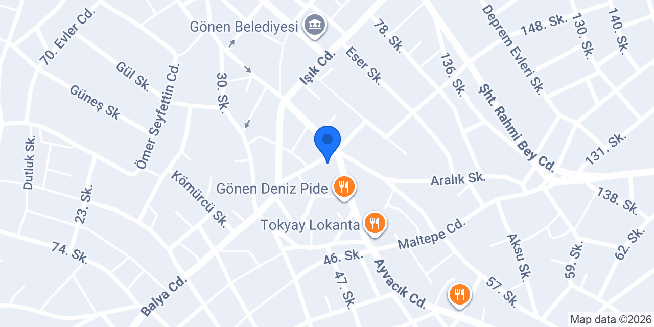 meşhur antep baklavacısı konumu