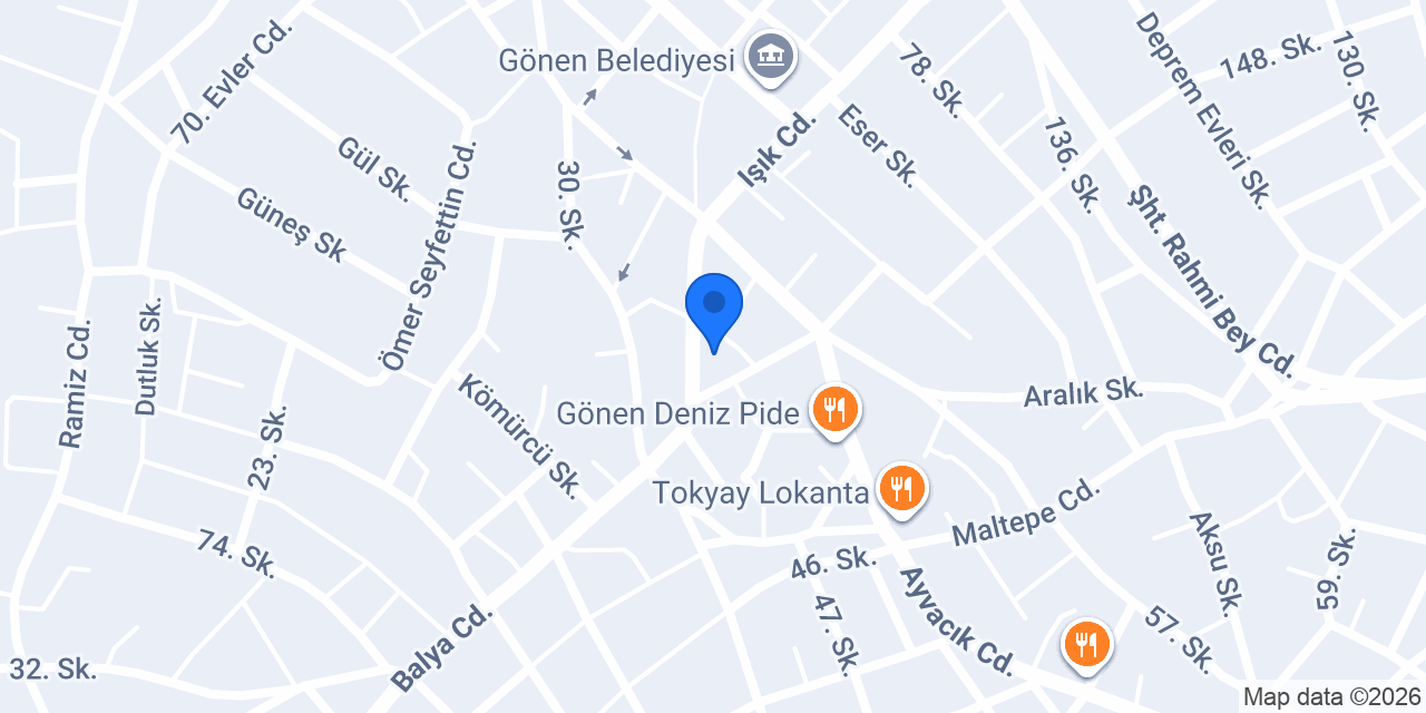 Bağcı Mobilya konumu