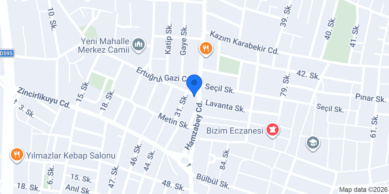 Destan Pide döner salonu konumu