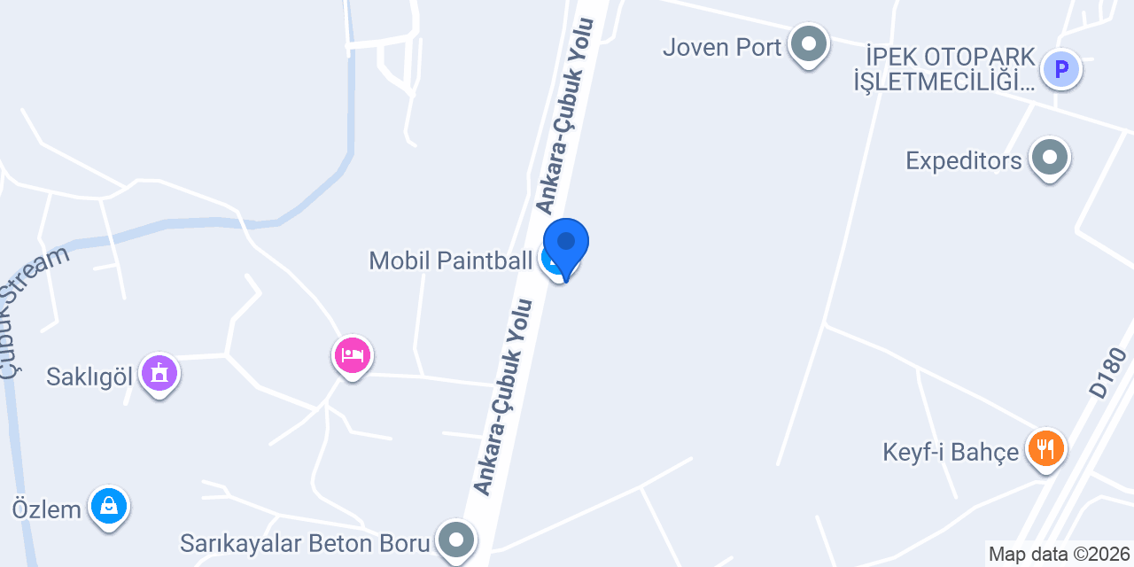 Mobil Paintball konumu