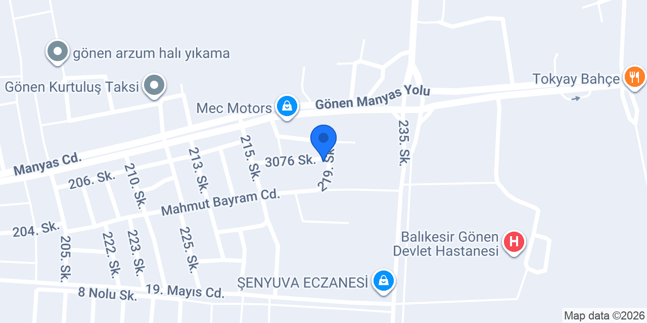 Akcan Mobilya & Dekorasyon konumu