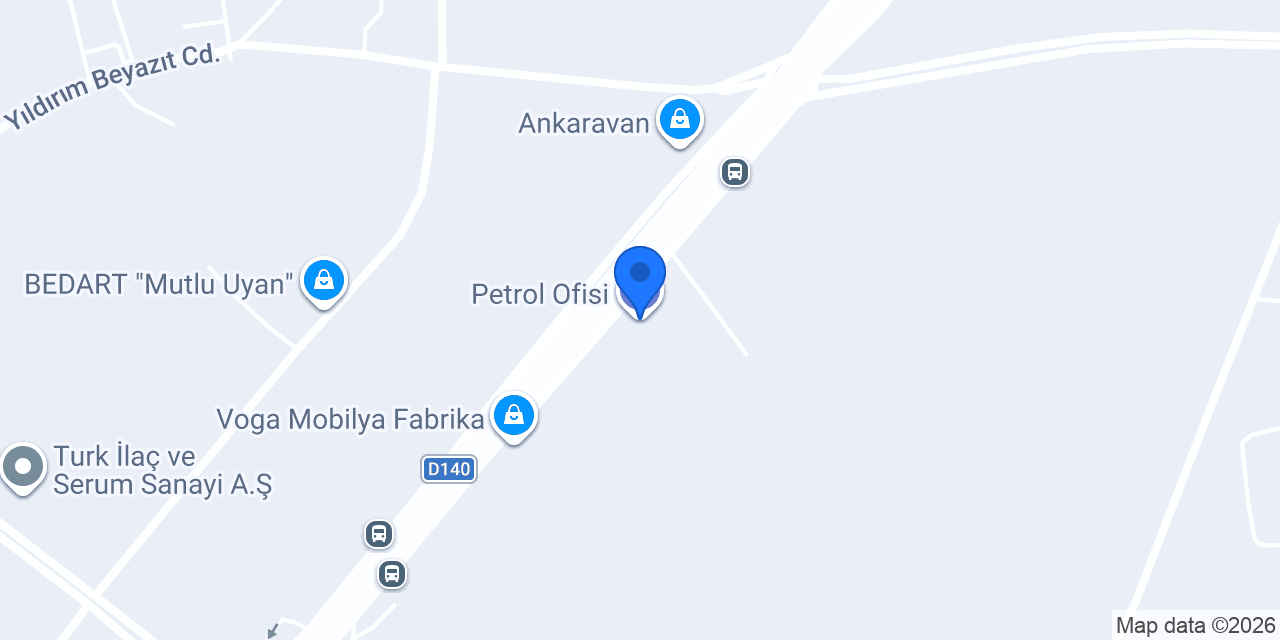 Petrol Ofisi konumu