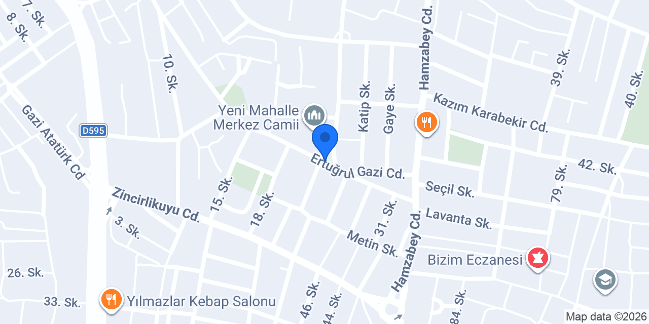 Terminal Taksi konumu