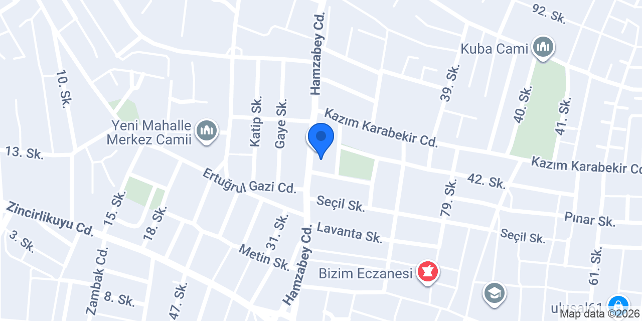 Marfedo Kafe & Pastane & Dondurma konumu