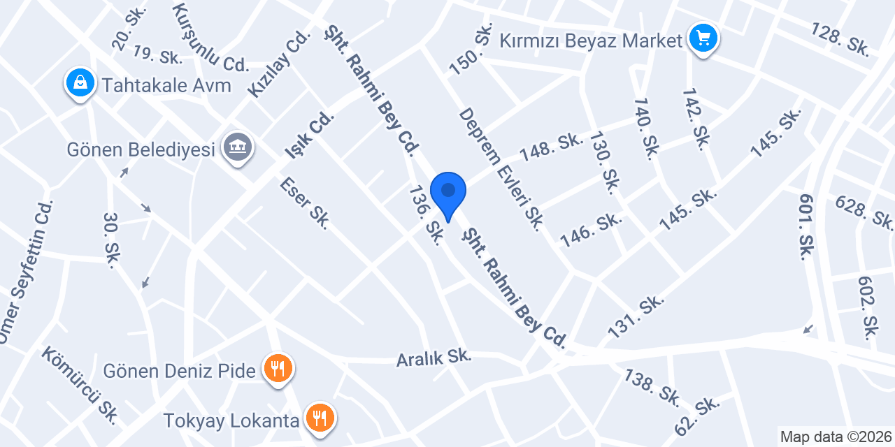 ALTINER MARKET konumu