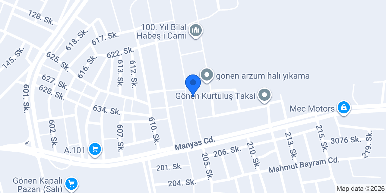 ONAT HALI YIKAMA konumu