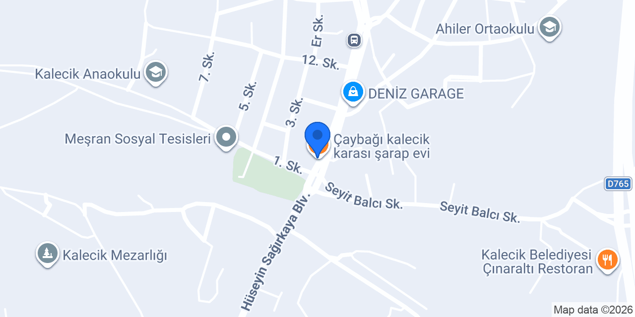 Çaybağı kalecik karası şarap evi konumu