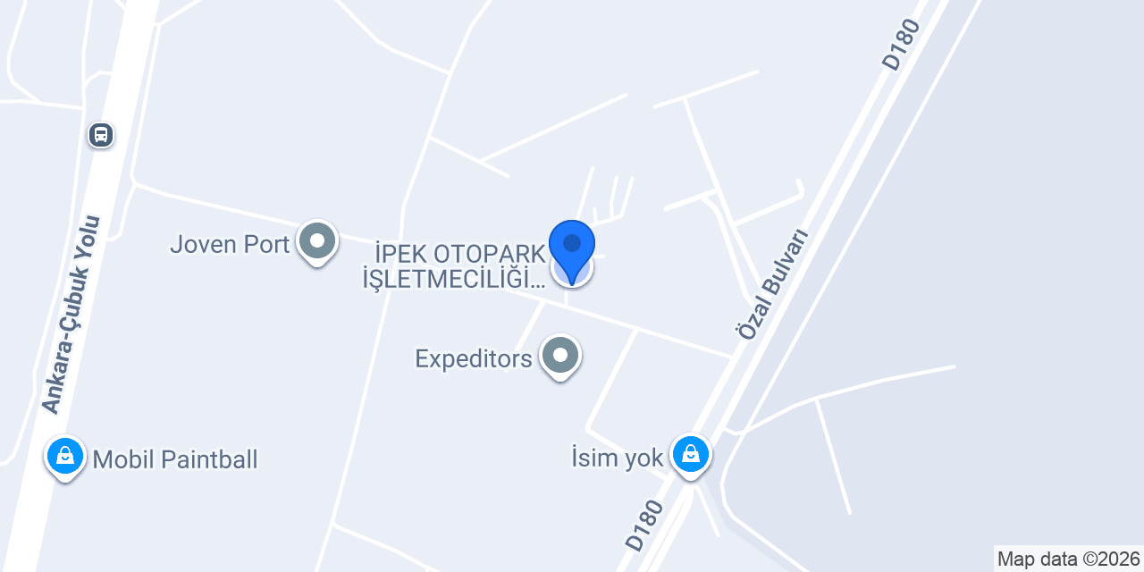 İPEK OTOPARK İŞLETMECİLİĞİ ESENBOĞA(FİLO HİZMETLERİ) konumu