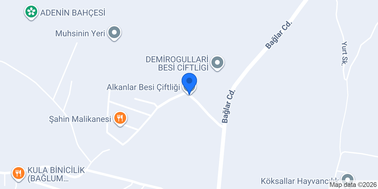 Alkanlar Besi Çiftliği konumu