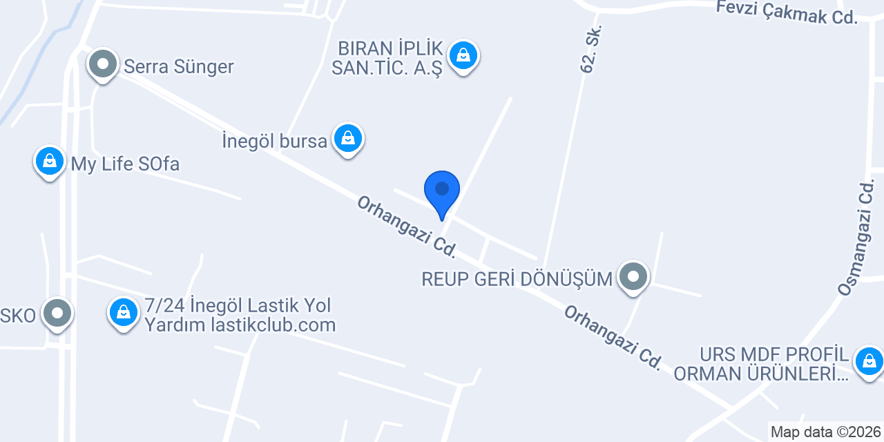 Seçgin Orman Ürünleri konumu