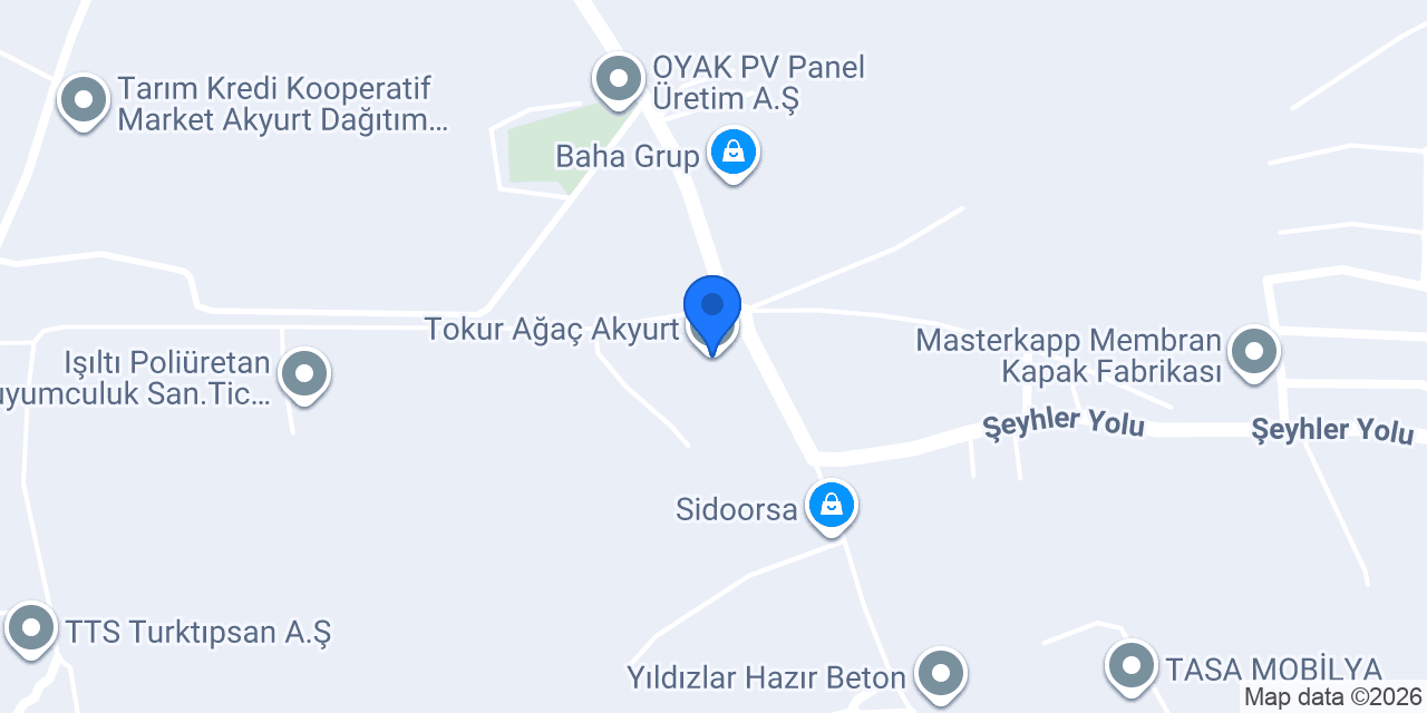 Tokur Ağaç Akyurt konumu