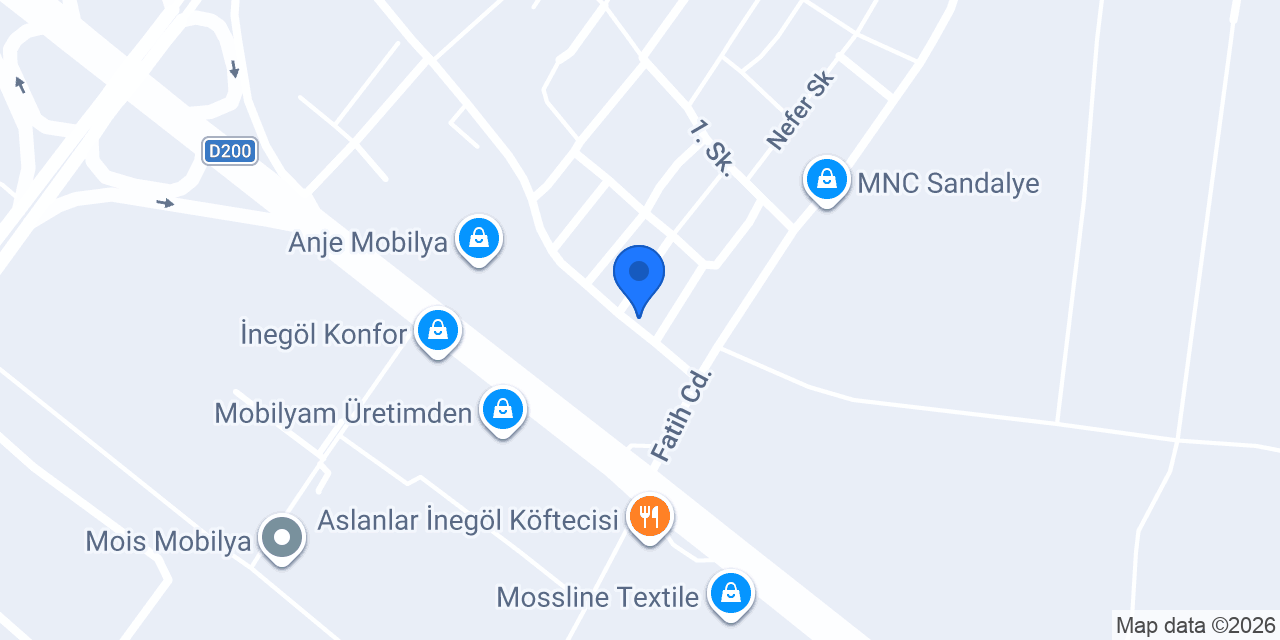 Nesto CNC Ahşap İşleme Makinaları konumu