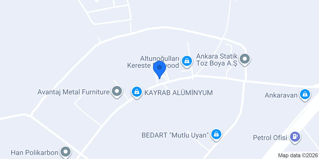 Özyeşil Kimya ve Kozmetik konumu