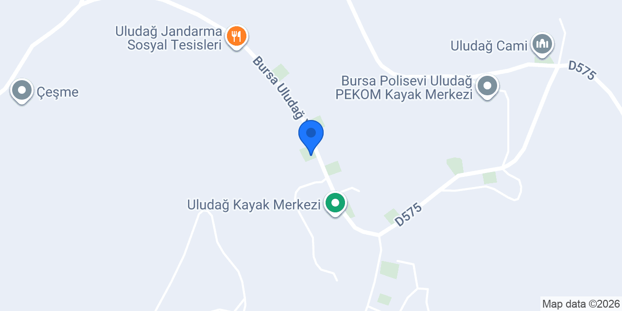 Fahri Otel Uludağ konumu