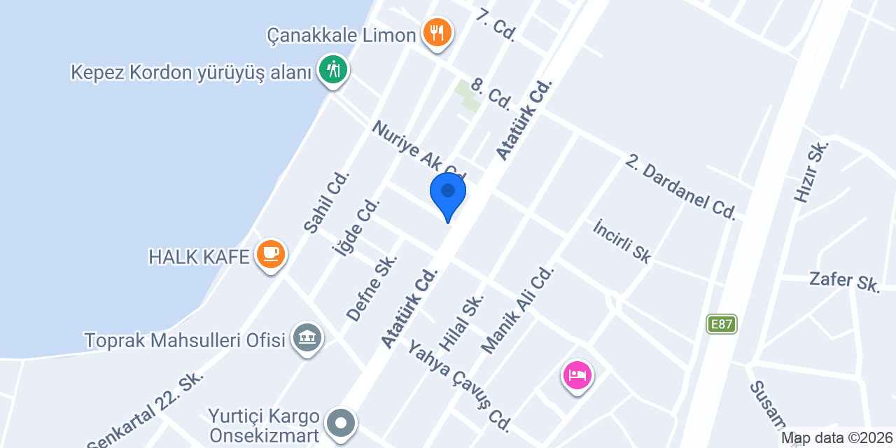 DOLUNAY KIRTASİYE konumu