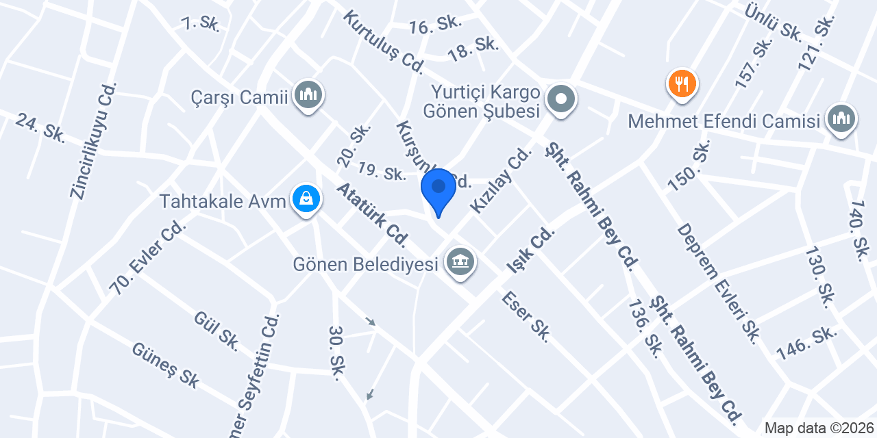 Korkmaz İnşaat konumu