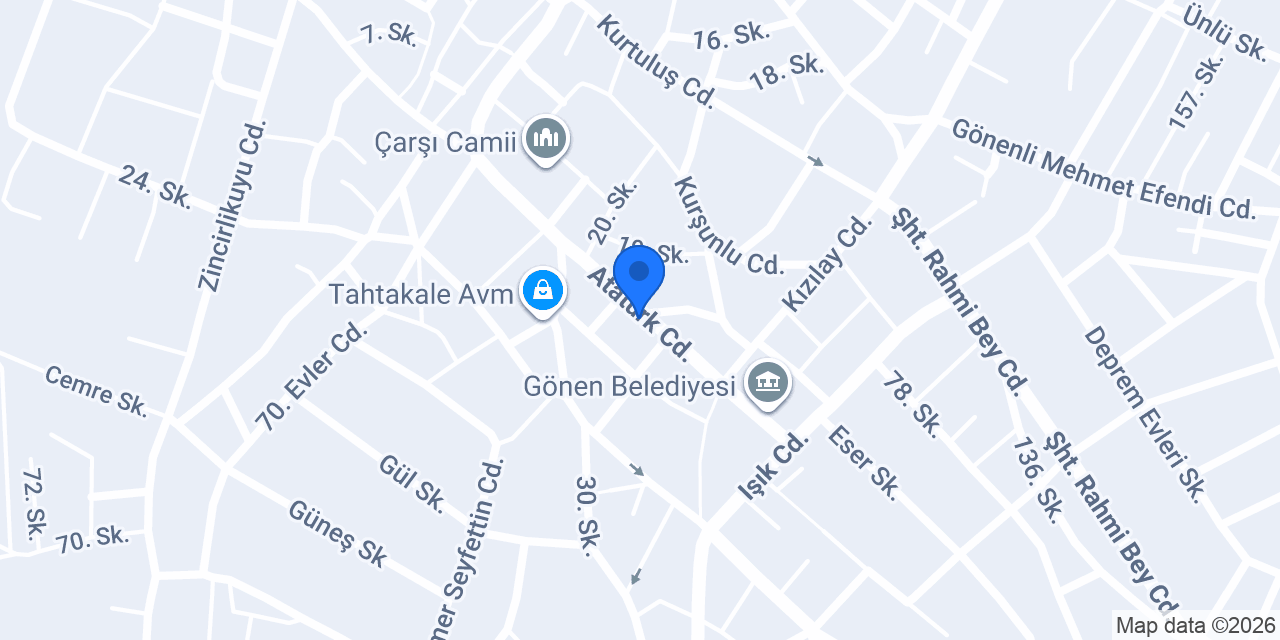 Çelik İnşaat Gönen konumu